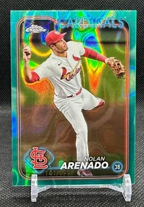2024 Topps Chrome Nolan Arenado Cardinals Aqua LAVA Refractor /199 # 215 - Bild 1 von 2