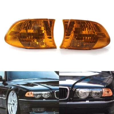 Желтая линза угловой фонарь поворотник лампа корпус для BMW 7 серии 740i E38 99-2001 - Изображение 1 из 4