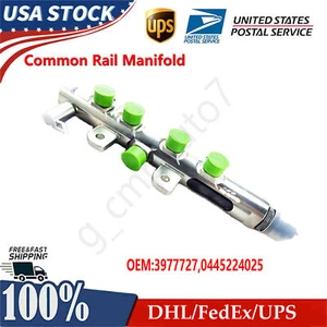 3977727 Manifold Pipe 0445224025 Common Rail Manifold for Cummins QSB 4.5LEngine - Foto 1 di 7