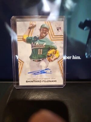 2023 Topps Update Shintaro Fujinami Baseball Stars Rookie Auto #BSA-SF Athletics - Image 1 of 2