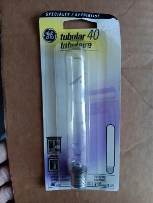 GE Tubular Light Bulb 40 Watts (40T61/2/2) for Aquariums, Cabinets & Appliances - Image 1 of 4