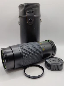 Osawa MC 75-150mm F3.8 Zoom Lens + Cap & Case. Pentax PK Mount. Tested. MINT - Picture 1 of 4