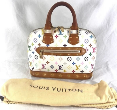 LOUIS VUITTON Authentic Monogram Multicolor Murakami Alma Made in USA M92647 - Image 1 of 4