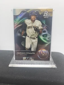 2023 Bowman Platinum Jackson Chourio #TOP-58 Baseball BREWERS - Bild 1 von 2