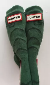 Hunter Green With White Fluffy Lining Slipper Socks Size UK 4-6 EU 21-23 Bnwt - Picture 1 of 6