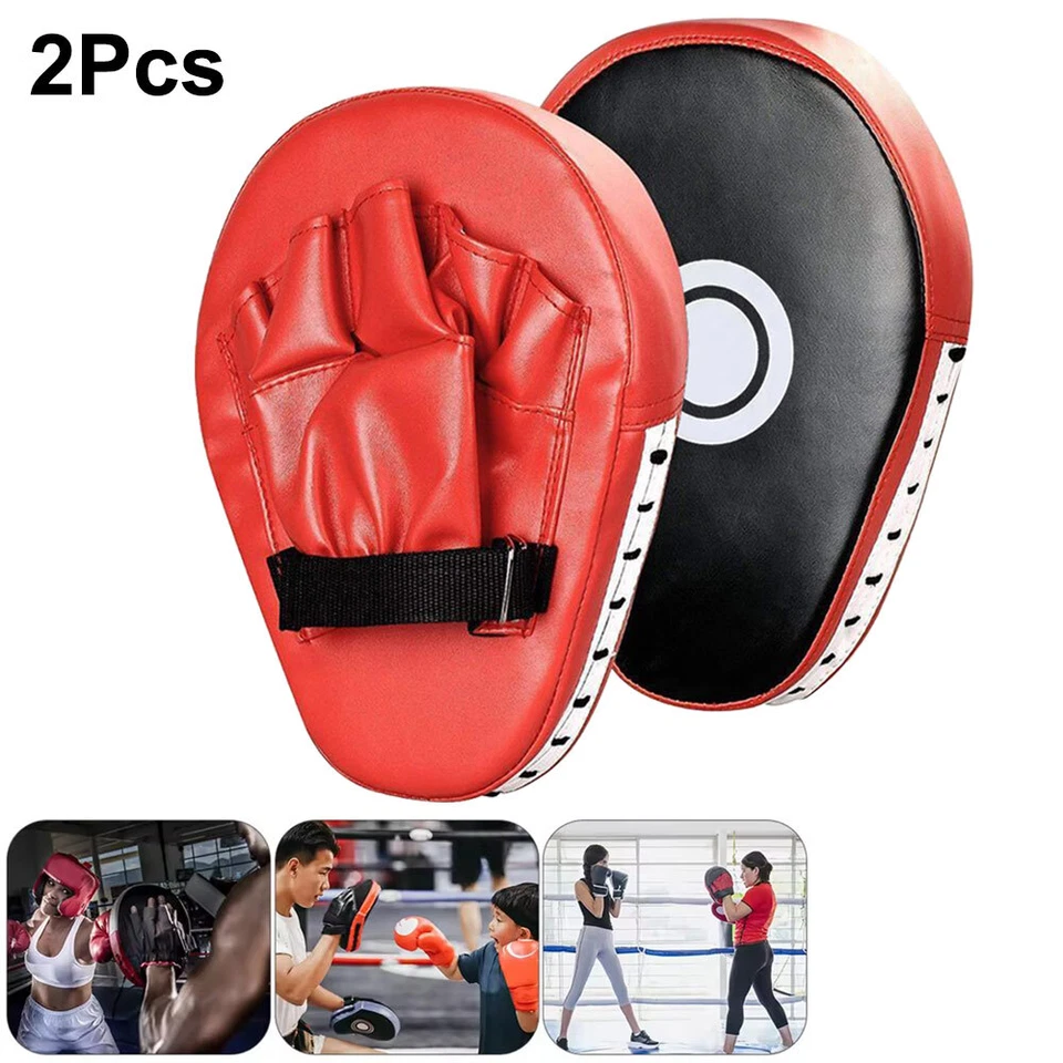 2tlg Pratzen Focus Pad Handpratzen Pratze Kick Boxen Kampfsport Schlagpolster - Bild 1 von 4