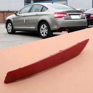 Left Side Rear Bumper Reflector Tail Light Red Lens Fit for Citroen C5 New - Picture 1 of 5