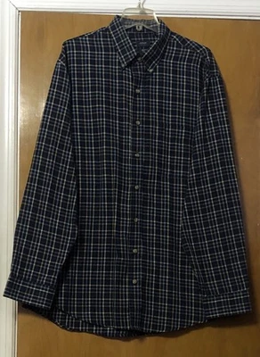 NwOt Mens ARROW Button Down Chest Pocket Plaid L/S Soft FLANNEL Size XLT TALL - Image 1 of 4