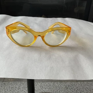 Zenni Cats Eye eyeglasses Frames women Yellow - Picture 1 of 5