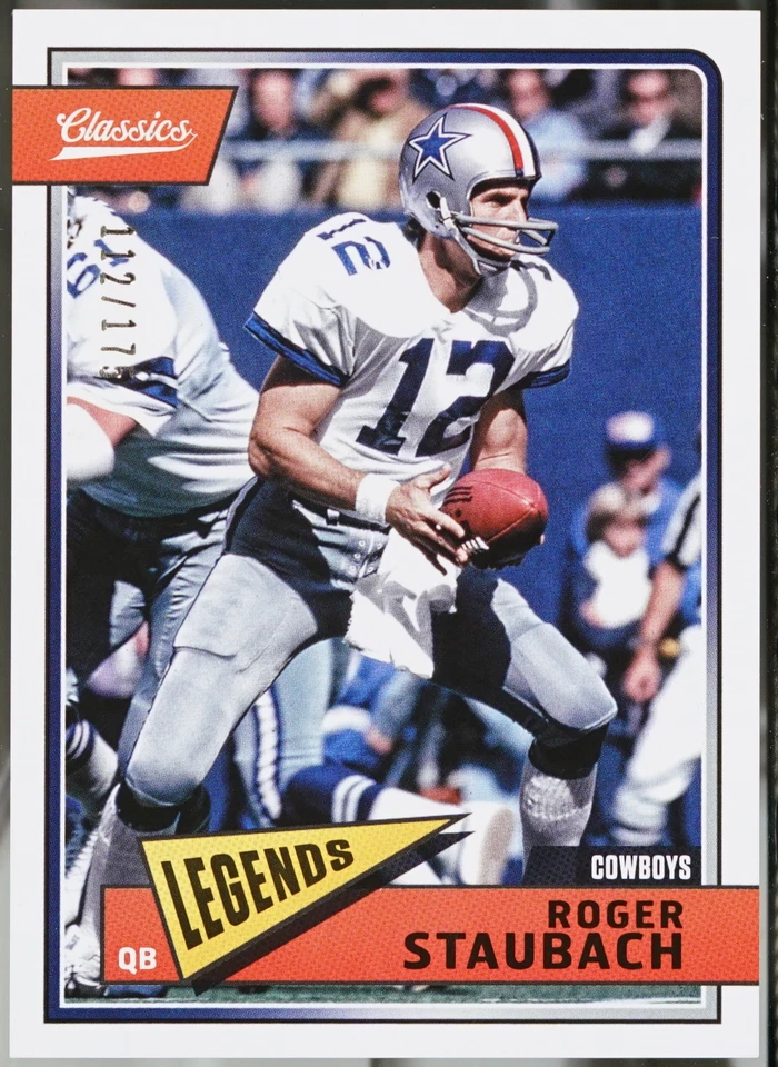 2018 Panini Classics - Blue Back Football Roger Staubach #193 NM - Image 1 of 1