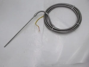 JMS Whip Style Thermoelement 12" Sonde mit Kabelanschluss und Massekabel - Bild 1 von 4