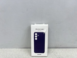 Samsung - Galaxy S24 Silicone Case - Dark Violet - - Picture 1 of 2