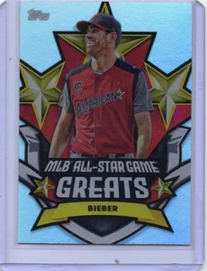 2025 Topps All Star Game Shane Bieber #ASGG-13 MLB All-Star Game Greats Indians - Imagen 1 de 2