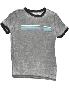 HURLEY Womens Petit Graphic T-Shirt Top UK 6 XS Grey Cotton UA08 - Picture 1 of 3