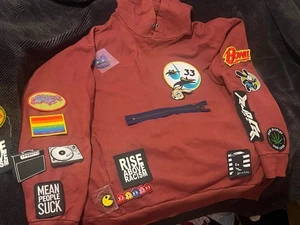 DIY Michael Mell's Hooded Sweatshirt and Patches from Be More Chill - Picture 1 of 8