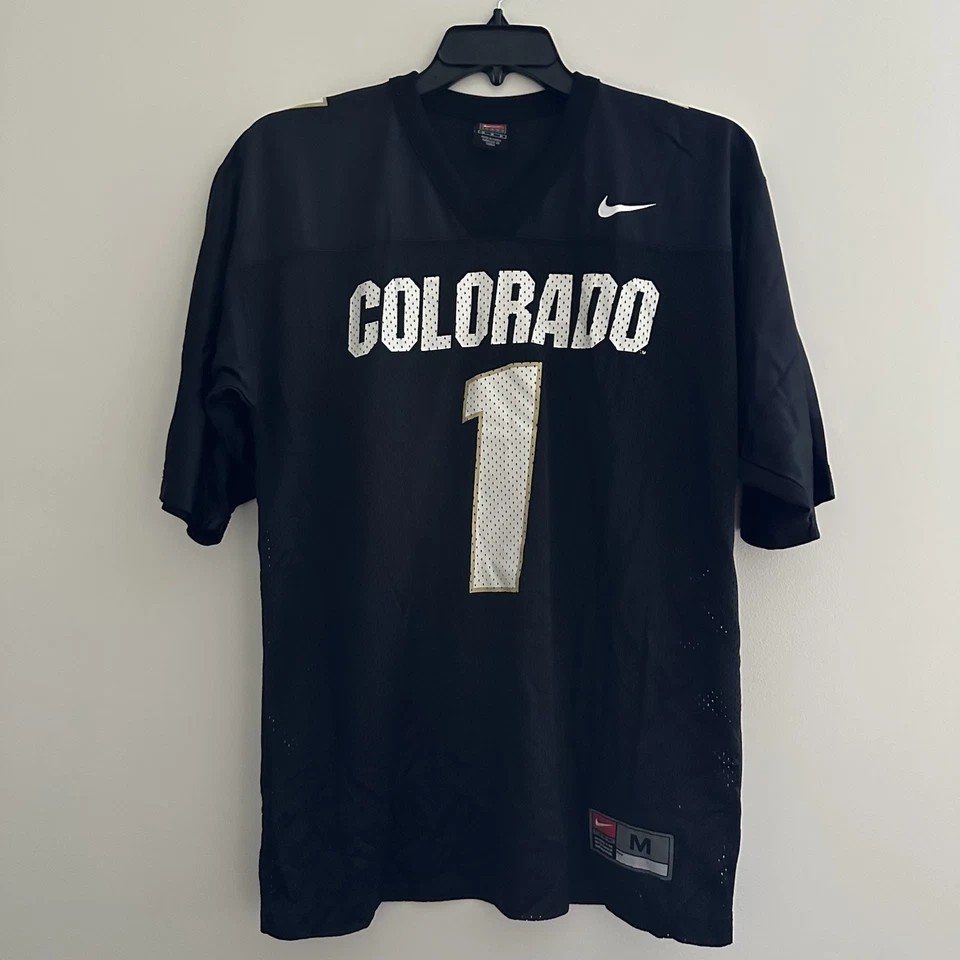 Vintage Nike Team Colorado Buffaloes Football Jersey Black #1 Men’s M - Image 1 of 4
