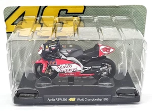 LEO 1/18 - Aprilia RSV 250 WC 1998 Valentino Rossi Model Motorbike - Picture 1 of 3