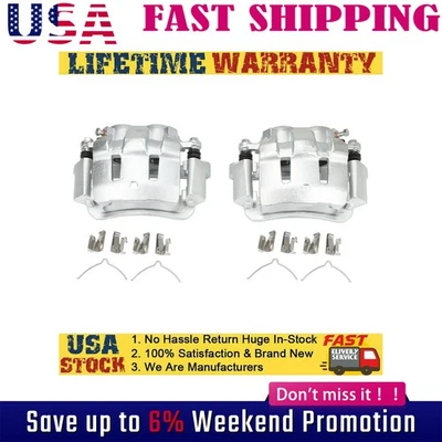 Пара суппортов переднего тормоза для Ford F-250 F-350 Super Duty Excursion S 1999-2004 годов выпуска - Изображение 1 из 4