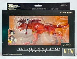 FINAL FANTASY FF7 Play Arts Vol.2 Red XIII e Cait Sith Action Figure Square Enix - Foto 1 di 24