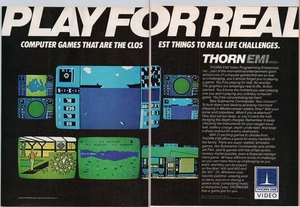 Thorn EMI 1982 Vintage Print Ad Computer Games Atari VIC-20 400 800 - Bild 1 von 1