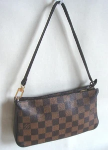 Borsa a tracolla Louis Vuitton Damier PVC pelle marrone donna dal Giappone - Foto 1 di 16