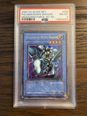 Paladin of White Dragon MFC-026 Magician's Force 1st Edition PSA 8 - Image 1 of 2