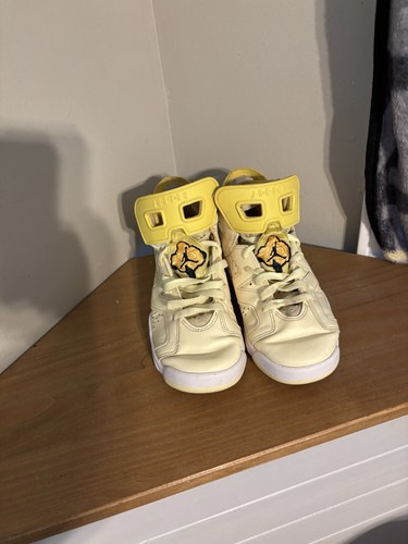Air Jordan Retro 6 GS Dynamic Yellow taglia 5 5 anni