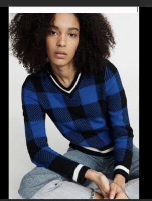Trapo y hueso Betty Cooper Gabby Lana Suéter Cuadros Patrón Elena Gilbert Foto 1 de 4