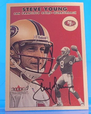 Steve Young, QB - Fleer-Tradition / Skybox - 49ers, 2000 - #169 - Image 1 of 2