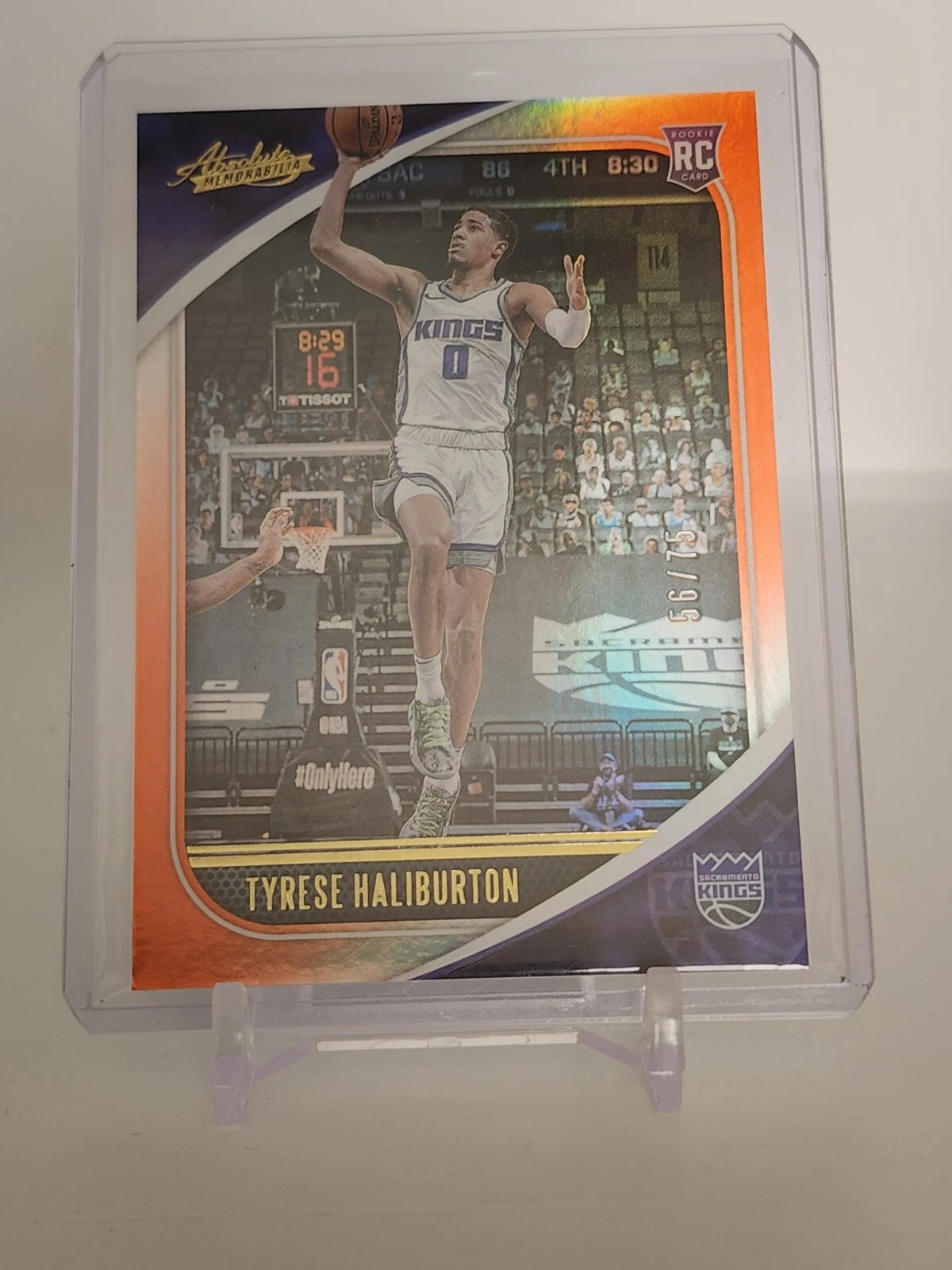 2020 Absolute Memorabilia Tyrese Haliburton Orange Rookie RC #/75 Kings🔥📈🔥