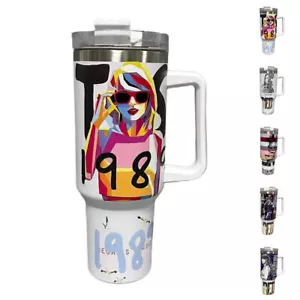 Taylor Swift Car Tumbler 40oz Stainless Steel Insulated Mug for Fans Swiftie - Picture 1 of 15