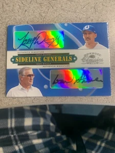DUNGY/ SHULA 2004 DONRUSS CLASSICS SIDELINE GENERALS DUAL AUTOGRAPHS # 197/250 - Picture 1 of 2