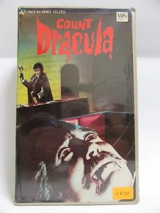 COUNT DRACULA　Christopher Lee　- Japanese original Vintage VHS MEGA RARE - Foto 1 di 1