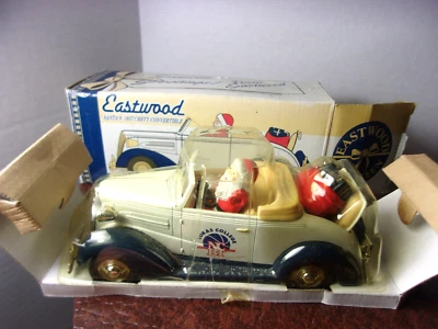 EASTWOOD SANTA'S 1937 CHEVY CONVERTIBLE Limitado 1/25 Moneda Banco Coche Navidad Foto 1 de 4
