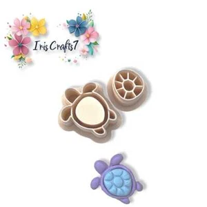 Turtle 7 Polymer Clay Cutter for Earring Making - Perfect DIY Tool - Picture 1 of 6