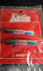 Vintage 80s Annie Barrettes, New, Original Packaging - Picture 1 of 3