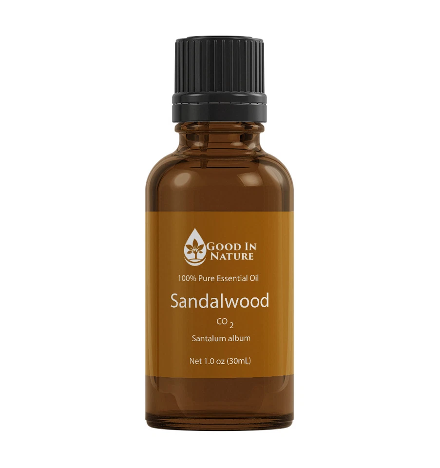Sandalwood Essential Oil CO2 100 Pure Natural Aromatherapy Good In Nature 30mL