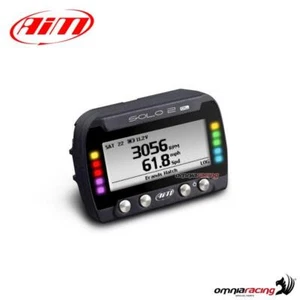 AIM SOLO2DL GPS lap timer multifunction for motorsport with cable CAN/RS232 - Picture 1 of 5