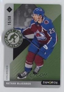 2023-24 Upper Deck Synergy Cast for Greatness Green CG-13 Nathan MacKinnon 15/50 - Bild 1 von 2
