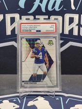 2020 Panini Mosaic Adam Vinatieri White Prizm SSP #'d 4/25 PSA 9 MINT! JSY MATCH