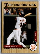 2020 Topps Now Turn Back the Clock #76 Willie McCovey San Francisco Giants