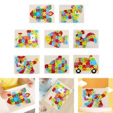 Animal Letters Block Toys Hand Eye Coordination Abc Animal Puzzle for Kids