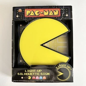 Pac-Man Light Up Silhouette Sign  - Picture 1 of 8