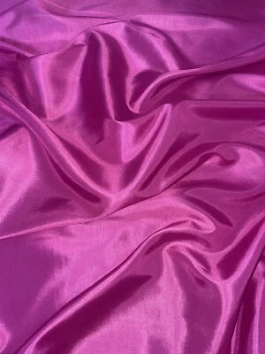 1 mtr hot pink taffeta dress,bridal,wedding fabric..58”wide (147cm)C - Image 1 of 2