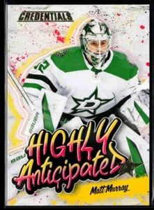 2023-24 Upper Deck Credentials Highly Anticipated #HA-19 Matt Murray RC - Picture 1 of 2