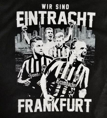 Eintracht Frankfurt T-Shirt Wir Sind Fußball Soccer Size Small Germany 2016-2017 Cover