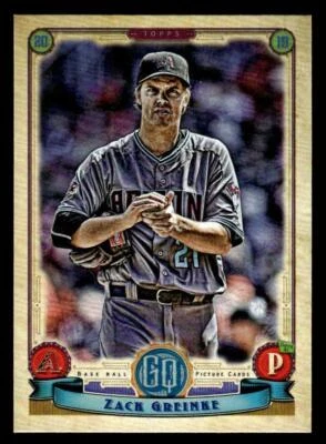 2019 Topps Gypsy Queen #62 Zack Greinke Card Arizona Diamondbacks - Image 1 of 2