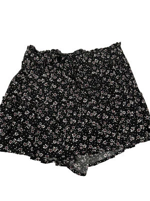 Vanilla Star Womens Juniors printed Drawstring Waist Tiered Shorts Size Medium - Image 1 of 4