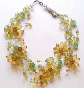 COLLIER FANTAISIE FABRICATION ARTISANALE SUPER PROMO * - Picture 1 of 2