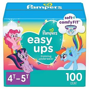 Pampers Easy Ups Girls' My Little Pony Disposable Training Underwear - 4T-5T -
